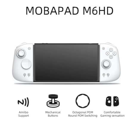 จอยเกมไร้สาย Mobapad M6 HD สีขาว_4